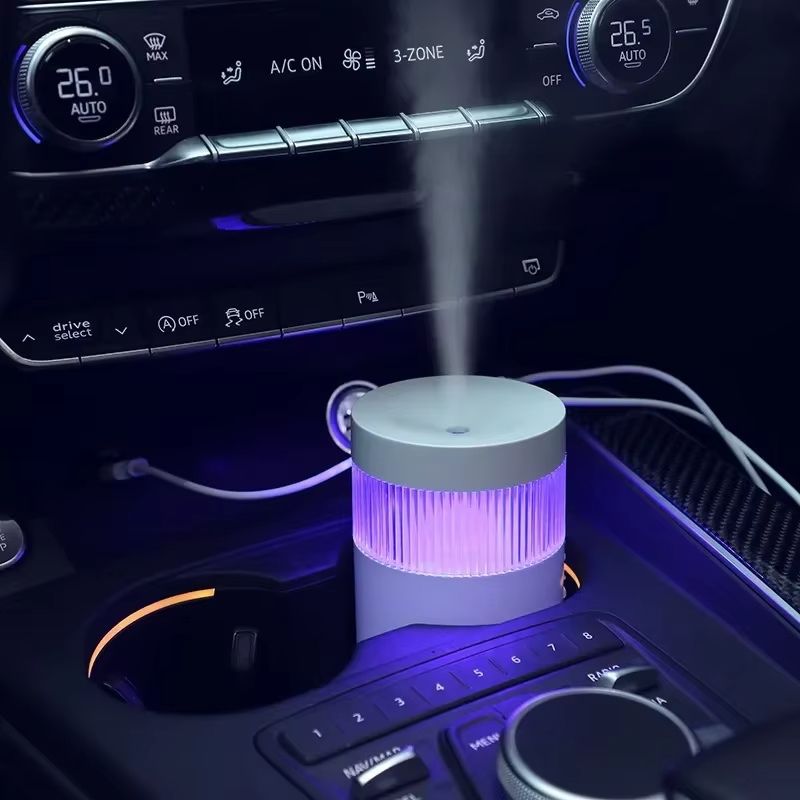 Mini 300ml Portable Air Humidifier USB Desktop Indoor Mute Air Atomization Humidifier Mist Maker Lights for Car Home Bedroom