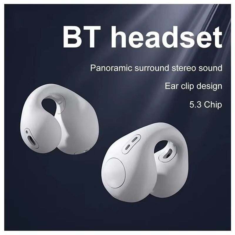 T75 Headphones Bluetooth 5.3 Bone Conduction Wireless Sports Earphones HiFi Sound Quality Waterproof TWS Headset 2025 New