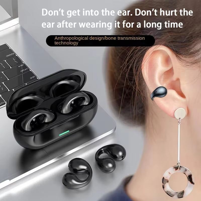 T75 Headphones Bluetooth 5.3 Bone Conduction Wireless Sports Earphones HiFi Sound Quality Waterproof TWS Headset 2025 New