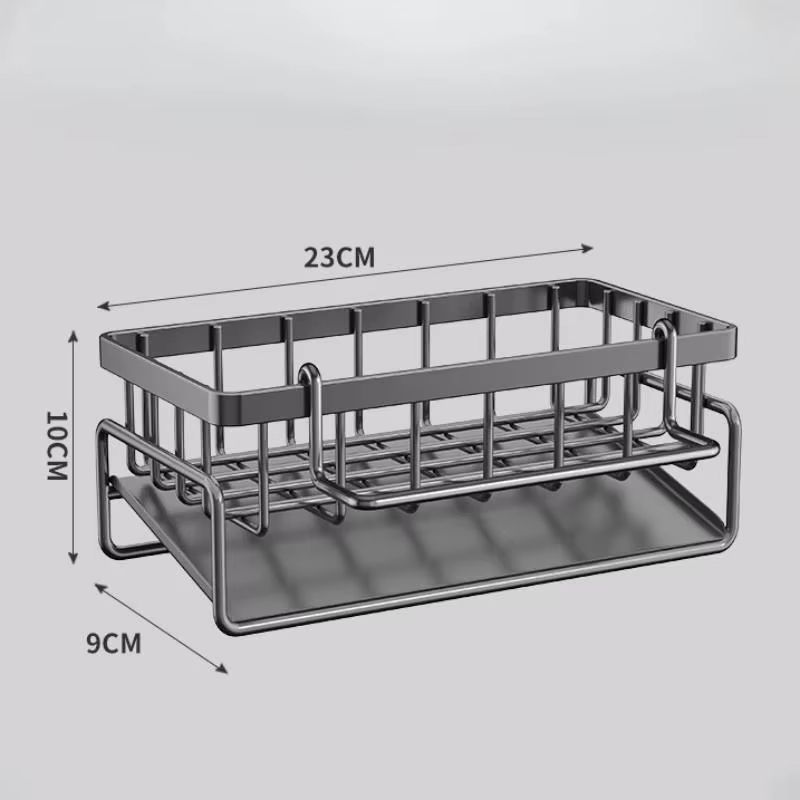 Small Kitchen Rag Shelf No Hole Installation Kitchen Storage Shelf Detergent Storage Drainage Rack Household Spice Rack