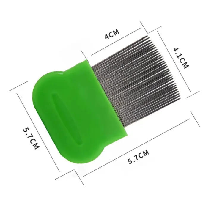 Cat Dog Brush To Lice and Dogs Stainless Steel Clean Combs Grooming Brush Pet Accessories Dog Supplies Combs Shower Hair Brush