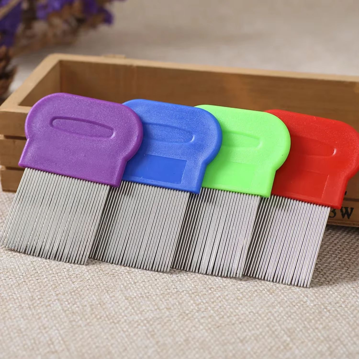 Cat Dog Brush To Lice and Dogs Stainless Steel Clean Combs Grooming Brush Pet Accessories Dog Supplies Combs Shower Hair Brush