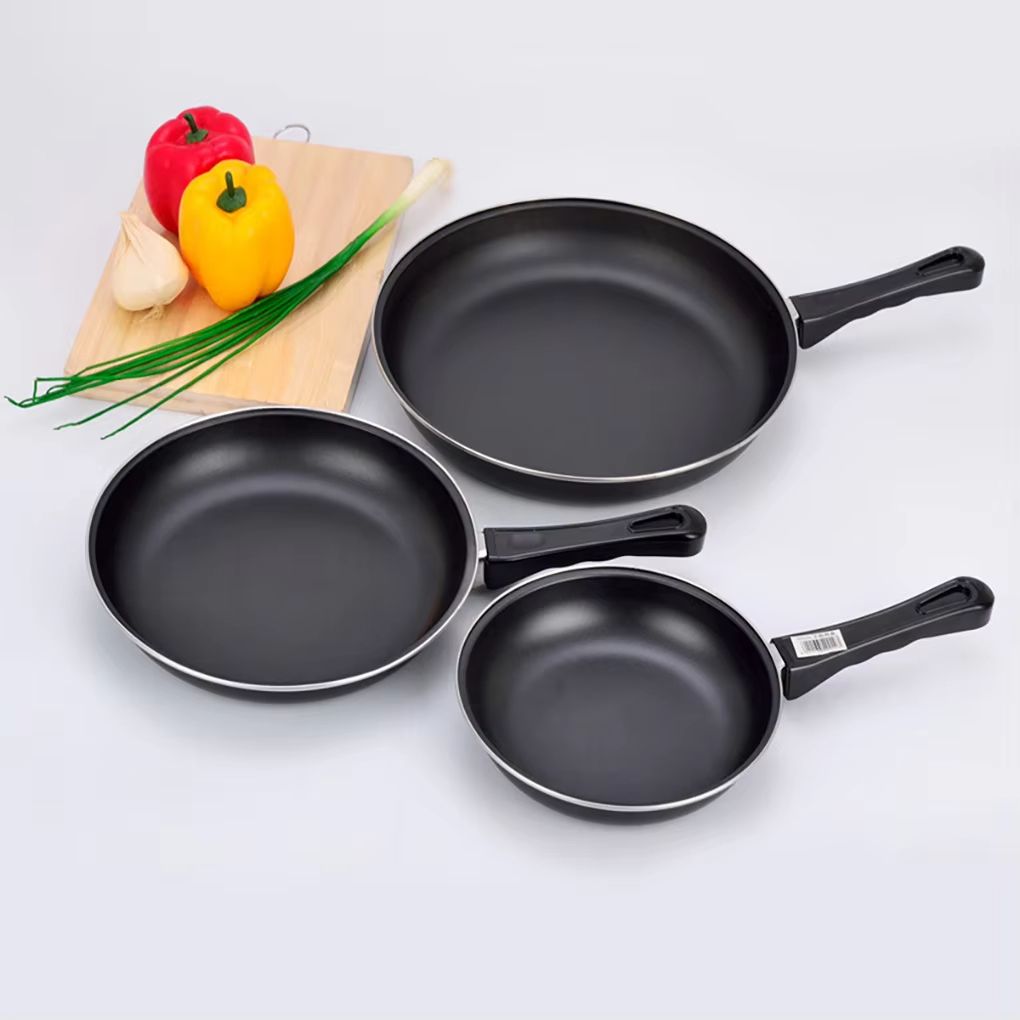 Frying Pan Non-stick Mini Thick Steak Flat Pan Iron Pancake Egg Fryer Kitchen Cookware 20/25/30CM