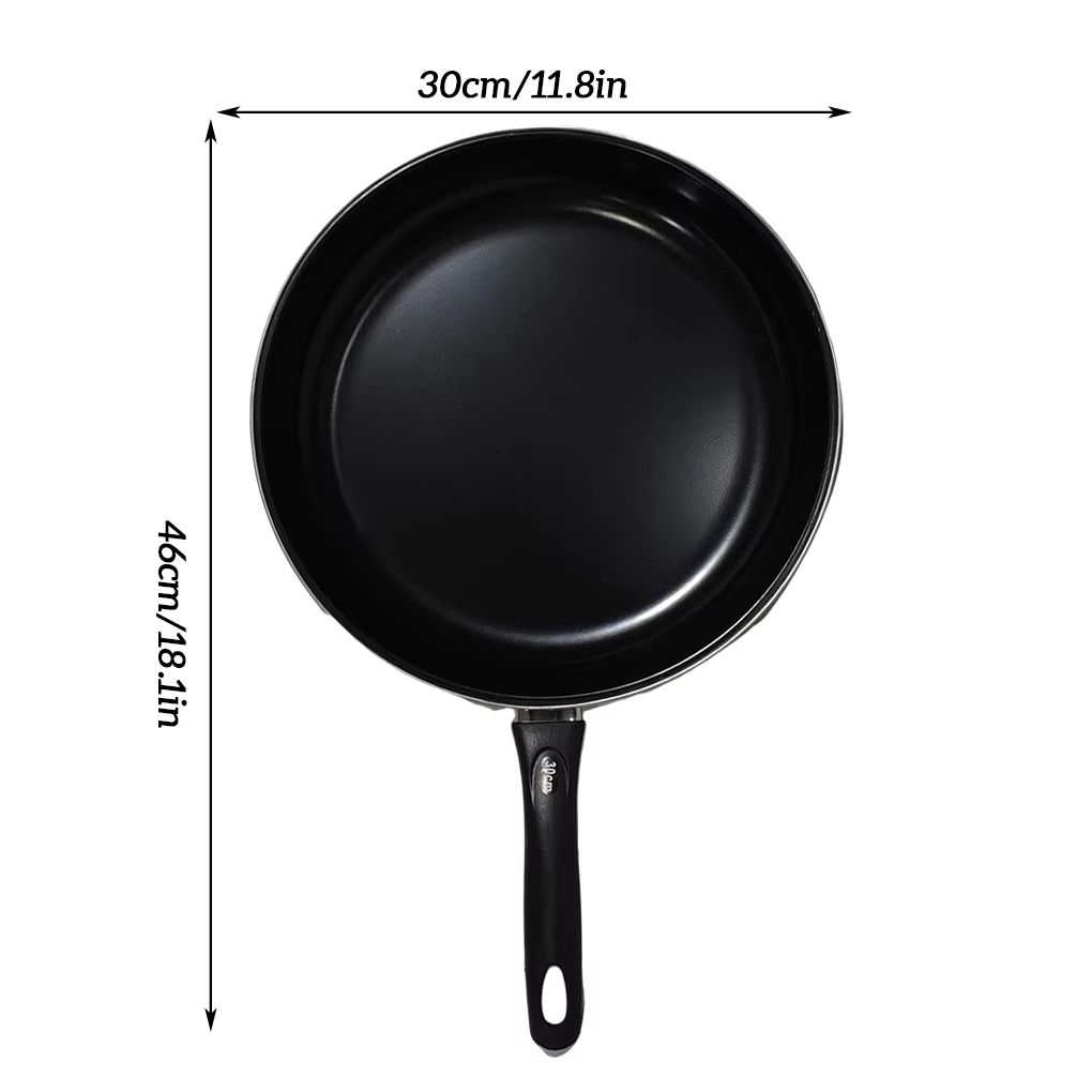 Frying Pan Non-stick Mini Thick Steak Flat Pan Iron Pancake Egg Fryer Kitchen Cookware 20/25/30CM