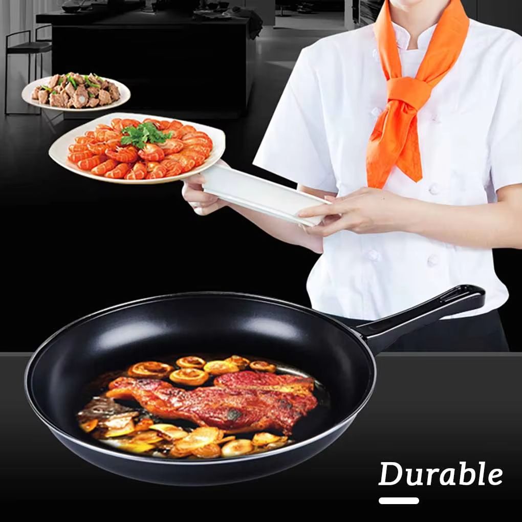 Frying Pan Non-stick Mini Thick Steak Flat Pan Iron Pancake Egg Fryer Kitchen Cookware 20/25/30CM