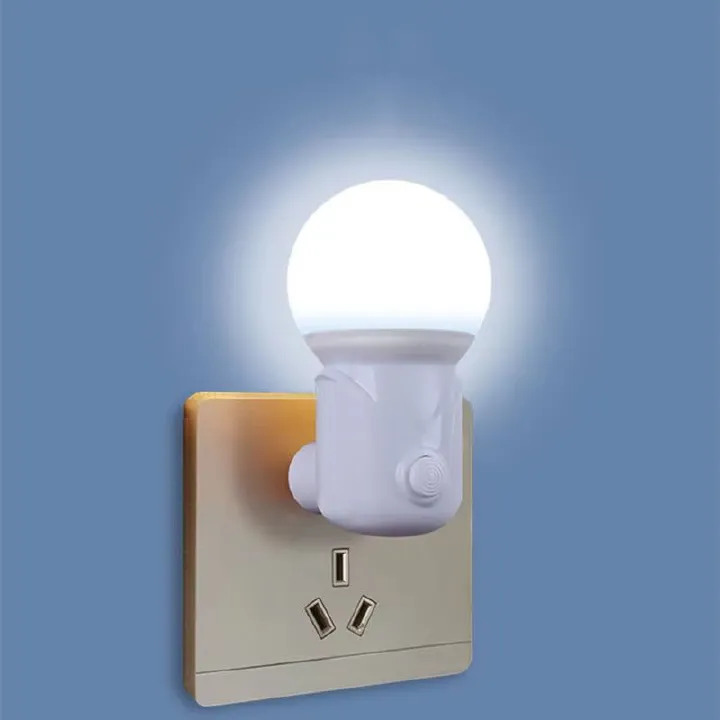 LED Night Lights EU/US Plug 2-color Dimmering Lamp Eye Protection Baby Nursing Sleep Light Reading Living Room Night Lamp