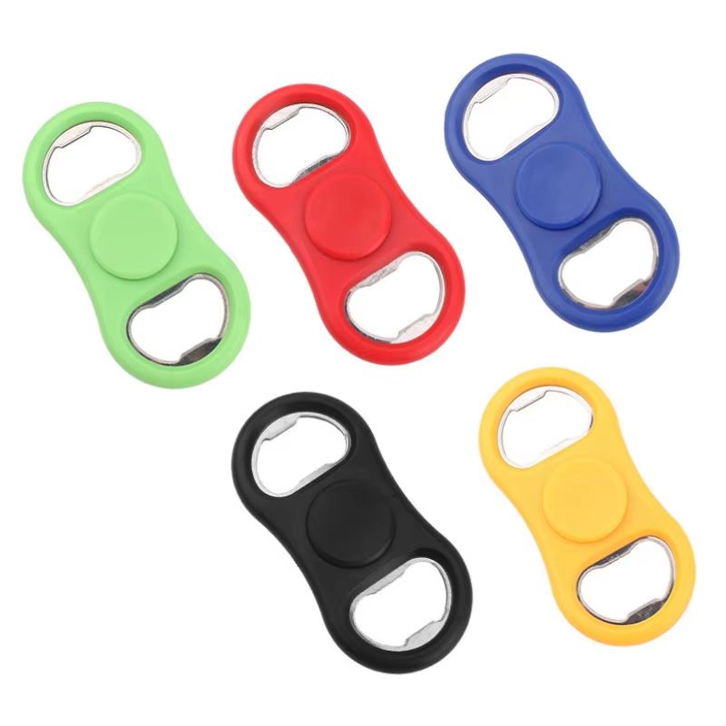 Stress Relief Rotating Fidget Spinner With Bottle Opener Funny Relax Anti-stress Relieve Anxiety Toy Beer Bottle Opener Tool