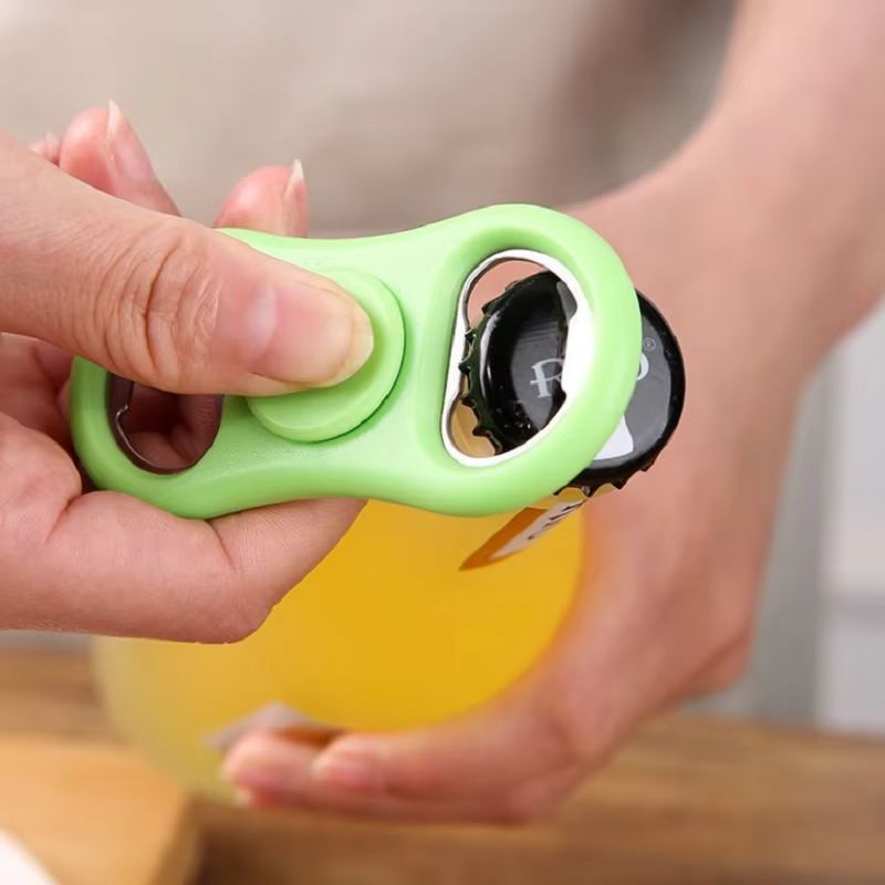 Stress Relief Rotating Fidget Spinner With Bottle Opener Funny Relax Anti-stress Relieve Anxiety Toy Beer Bottle Opener Tool