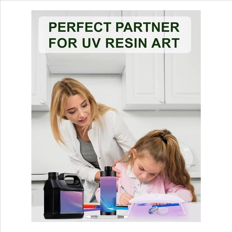 UV Light for Resin, Foldable UV Resin Ligh, Portable & Fast Curing Higher Power UV Lamp,Supplies for UV Resin Mold