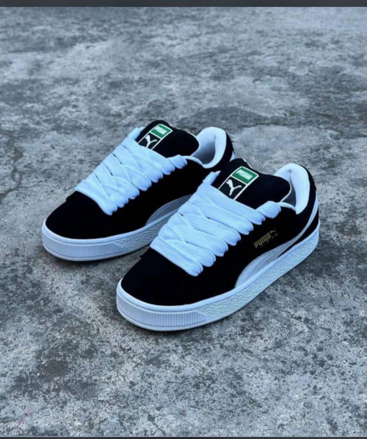 Quality UNISEX Suede Xl black white Comfortable Men's Shoes Sneakers