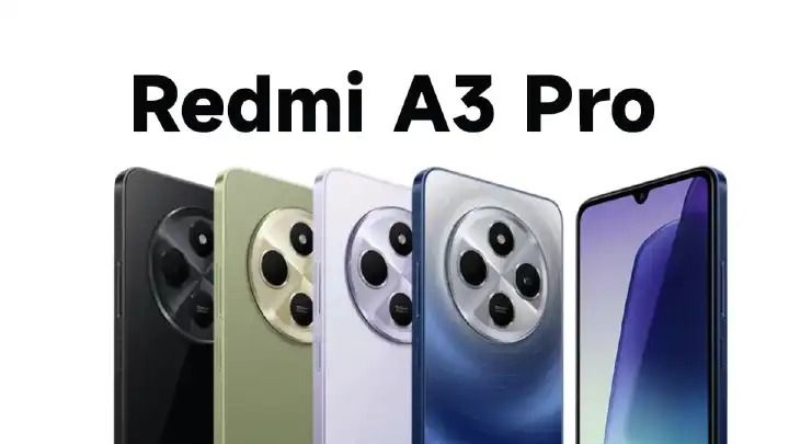 Redmi A3 PRO 6.71" 128GB + 4GB 4G Network 5160mAh Battery 8MP AI Camera 10W Fast Charging Fingerprint Sensor Android 14 Smart Phones  LCD Screen 50MP Camera