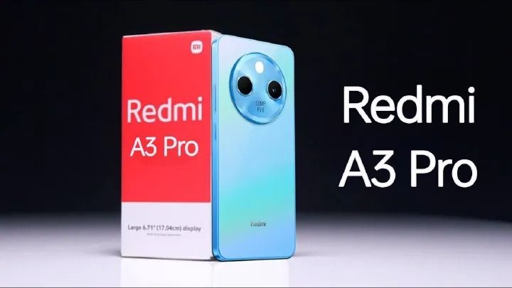 Redmi A3 PRO 6.71" 128GB + 4GB 4G Network 5160mAh Battery 8MP AI Camera 10W Fast Charging Fingerprint Sensor Android 14 Smart Phones  LCD Screen 50MP Camera