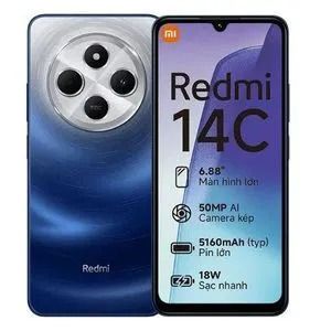 Redmi 14C Smart Phone 6GB RAM + 128GB Storage 4G Network Dual SIM 6.88 inch 120Hz LCD Screen 50MP Camera 18W Tpye-C Charging 5160mAh Battery Fingerprint&Face Smart Phones