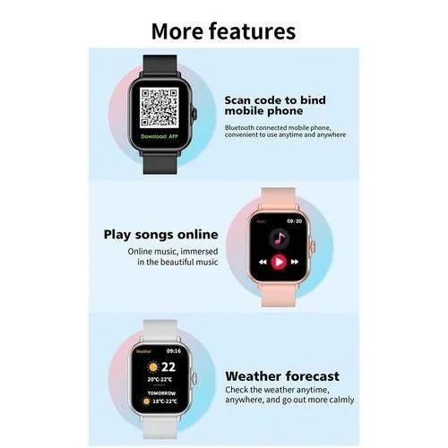 NEW Arrival A58 A58 Plus Smartwatch Gift Set, A Stylish And Affordable Combo Package . Plus Smart Watch Suit 8 In1Smart Watch Set for Women Fitness Tracker Ladies Christmas/Birthday Gift Box.RANDOM