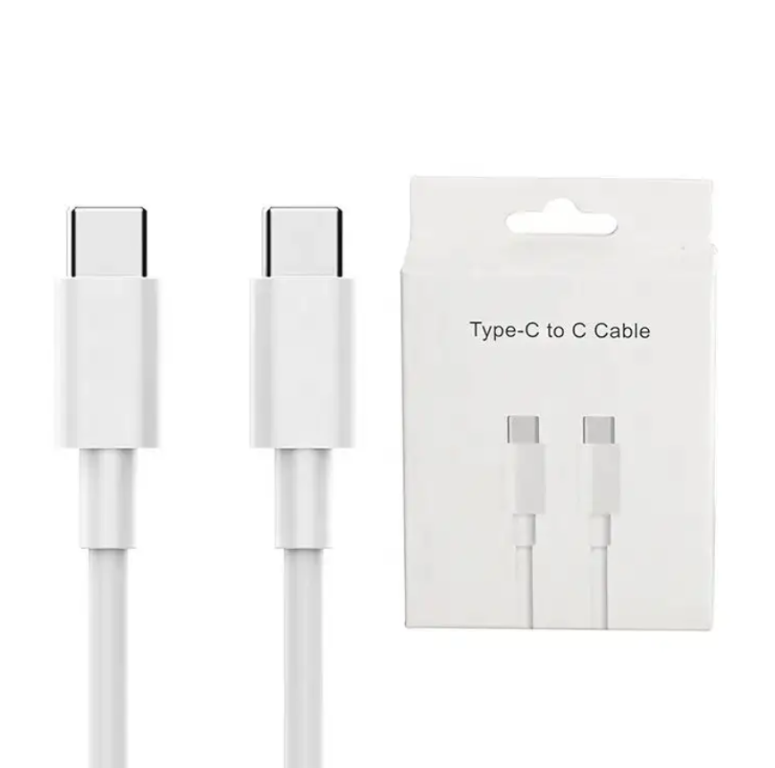 Samsung Fast Original and Durable Charger with Type-C to Type-C Cable -White. Type C Cable PD Fast Charging Data Cable USB Type C to USB Type C Cable Is Suitable for Smart Phones
