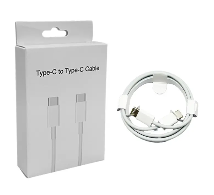 Samsung Fast Original and Durable Charger with Type-C to Type-C Cable -White. Type C Cable PD Fast Charging Data Cable USB Type C to USB Type C Cable Is Suitable for Smart Phones
