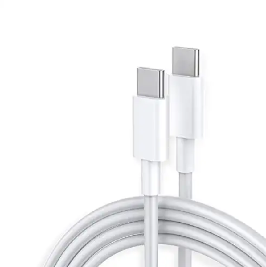 Samsung Fast Original and Durable Charger with Type-C to Type-C Cable -White. Type C Cable PD Fast Charging Data Cable USB Type C to USB Type C Cable Is Suitable for Smart Phones