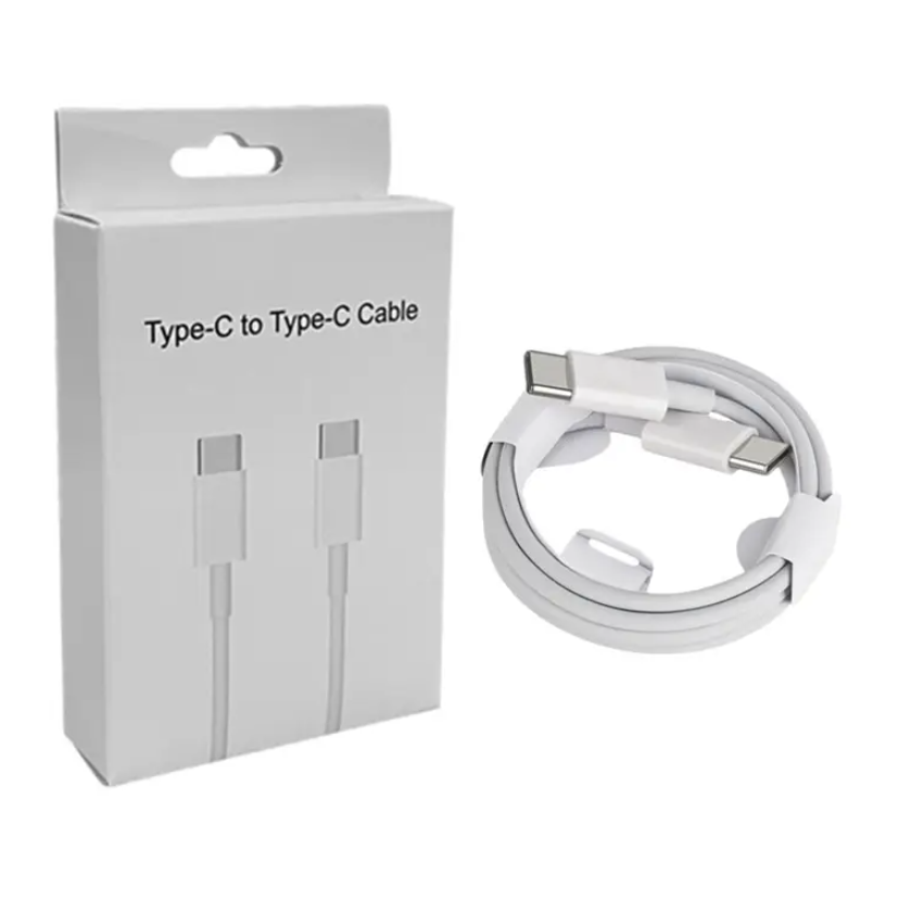 Samsung Fast Original and Durable Charger with Type-C to Type-C Cable -White. Type C Cable PD Fast Charging Data Cable USB Type C to USB Type C Cable Is Suitable for Smart Phones