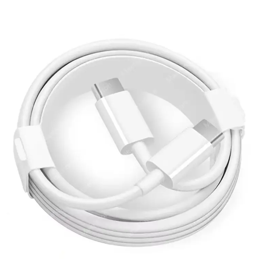 Samsung Fast Original and Durable Charger with Type-C to Type-C Cable -White. Type C Cable PD Fast Charging Data Cable USB Type C to USB Type C Cable Is Suitable for Smart Phones