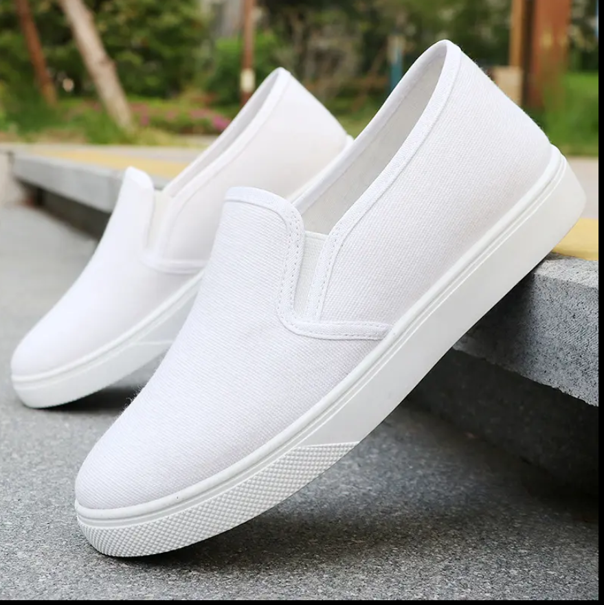 Women Shoes Ladies Rubber Shoes. Casual Black slip-on Canvas Sneakers, Ideal For Everyday Wear Ideal For Casual Wear, Walking, Travel, Light Outdoor Activity