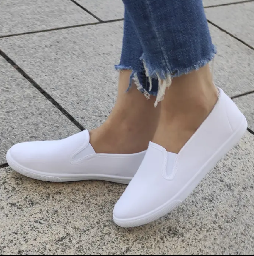 Women Shoes Ladies Rubber Shoes. Casual Black slip-on Canvas Sneakers, Ideal For Everyday Wear Ideal For Casual Wear, Walking, Travel, Light Outdoor Activity