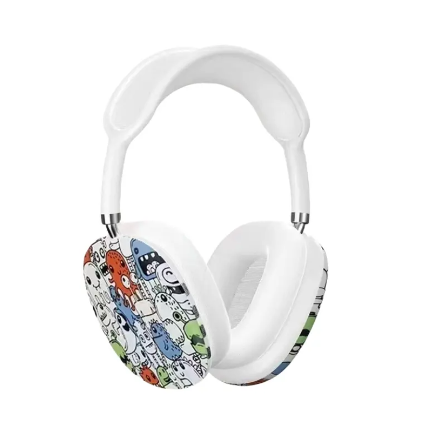 Vibrant Over-Ear Wireless Headphones – Graffiti Edition. Gaming Ear Headphones Sound Quality Wireless Earphones Hand Free Headset Stereo Earbuds Earphone Headset for Sports