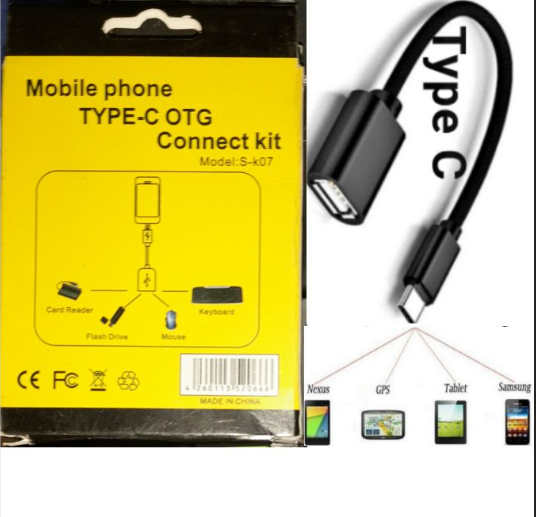 OTG USB to Type-C Adapter | Connect USB Devices to Your Phone | For Samsung, Tecno, Infinix & All USB-C Phones