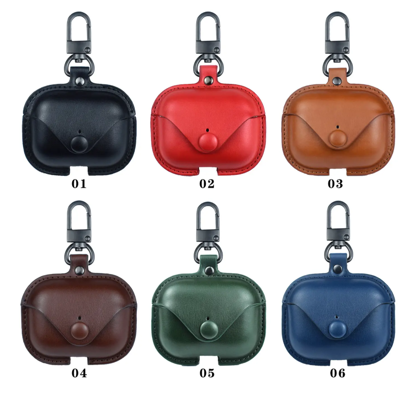 Popular High Quality Leather case Bluetooth case Earphone case for Airpods Pro/ Airpods1/Airpods 2/Airpods Bluetooth Earphones Protector Anti-Fall Leather Protection Cover For Airpods Pro1 Pro2 Pro3.