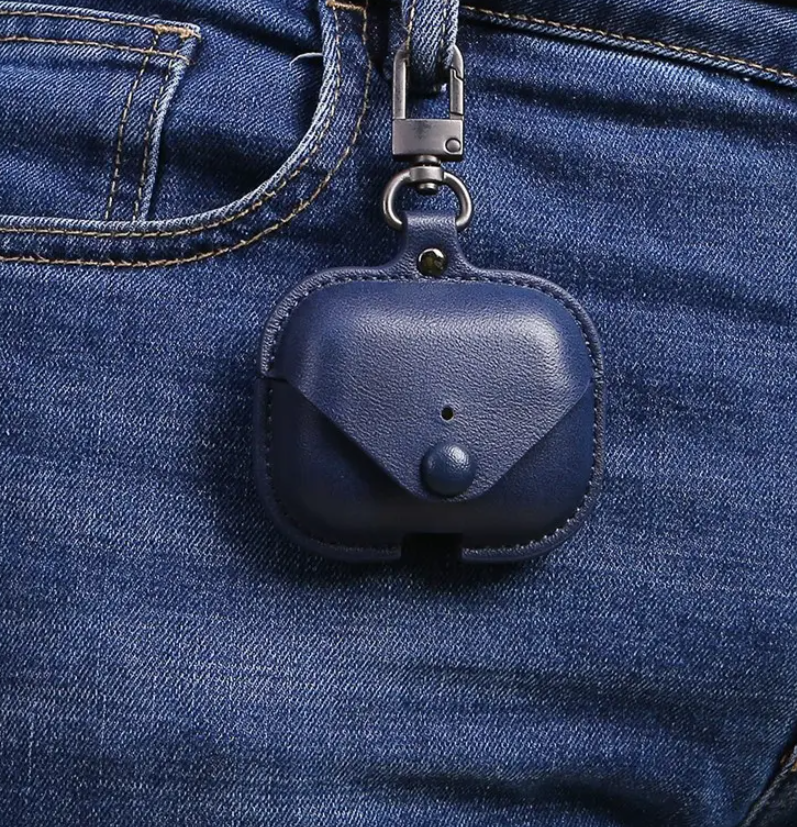 Popular High Quality Leather case Bluetooth case Earphone case for Airpods Pro/ Airpods1/Airpods 2/Airpods Bluetooth Earphones Protector Anti-Fall Leather Protection Cover For Airpods Pro1 Pro2 Pro3.