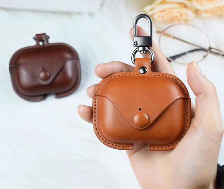 Popular High Quality Leather case Bluetooth case Earphone case for Airpods Pro/ Airpods1/Airpods 2/Airpods Bluetooth Earphones Protector Anti-Fall Leather Protection Cover For Airpods Pro1 Pro2 Pro3.