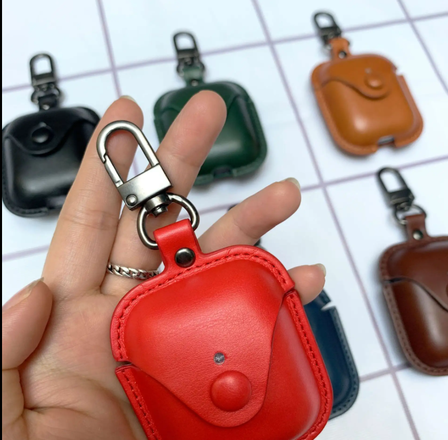 Popular High Quality Leather case Bluetooth case Earphone case for Airpods Pro/ Airpods1/Airpods 2/Airpods Bluetooth Earphones Protector Anti-Fall Leather Protection Cover For Airpods Pro1 Pro2 Pro3.