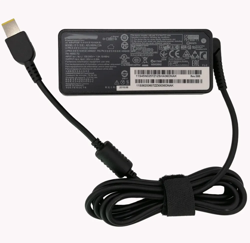 The Lenovo Laptop Charger 20V 3.25A 65W USB Adapter Is Designed To Deliver Reliable And Efficient Charging For Lenovo Laptops. With a Power Output Of 65W, It Ensures Stable Performance