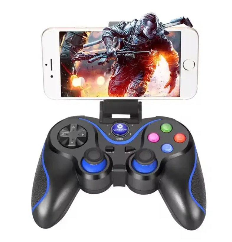 V8 Bluetooth Game Controller | Wireless Joystick | For Android, iOS & PC | Ergonomic | For Mobile Gaming