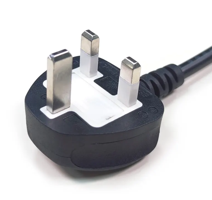 Generic Fused 3 Pin Flower Power Cable/Cord For Laptop Adapter Charger. Laptop Power Cable UK Power Cord 3 Pin Plug British Power Extension Cord