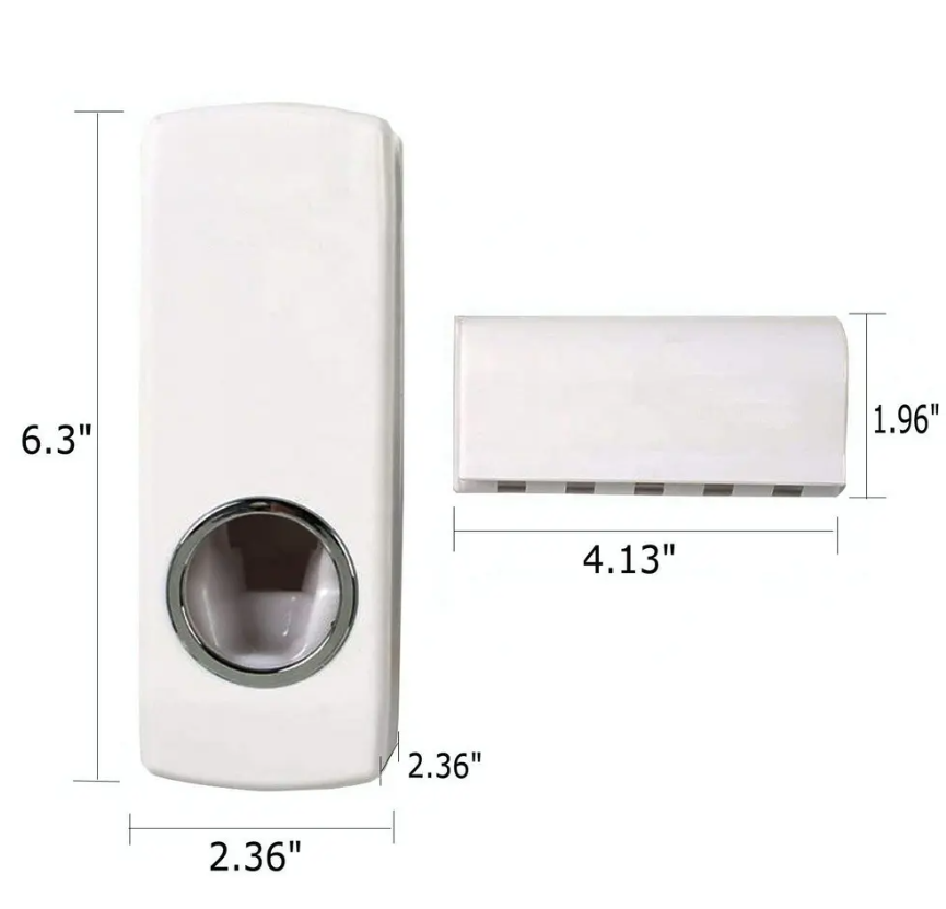 Toothbrush Holder Self-motion Automatic Toothpaste Dispenser Toothpaste Squeezer Toothbrush Holder Toothpaste Storage Wall Mount Bathroom Accessories