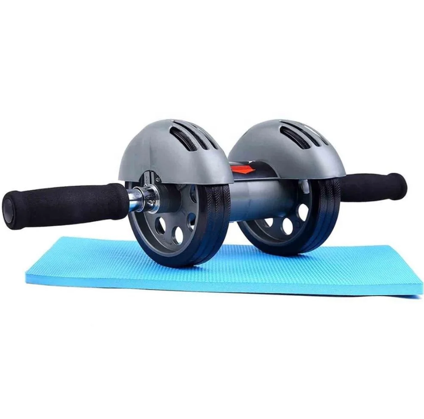 Abs Roller Power Stretch AB Wheel Powerstretch Roller Its Strong Rubber Double Wheel For Stability When Exercising Firm and Tones Abs. Strengthens Whole Body Power Stretch Roller Abs Roller