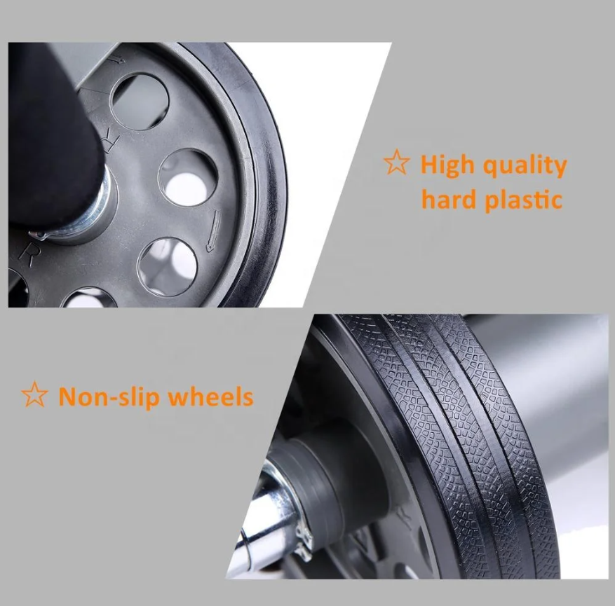Abs Roller Power Stretch AB Wheel Powerstretch Roller Its Strong Rubber Double Wheel For Stability When Exercising Firm and Tones Abs. Strengthens Whole Body Power Stretch Roller Abs Roller