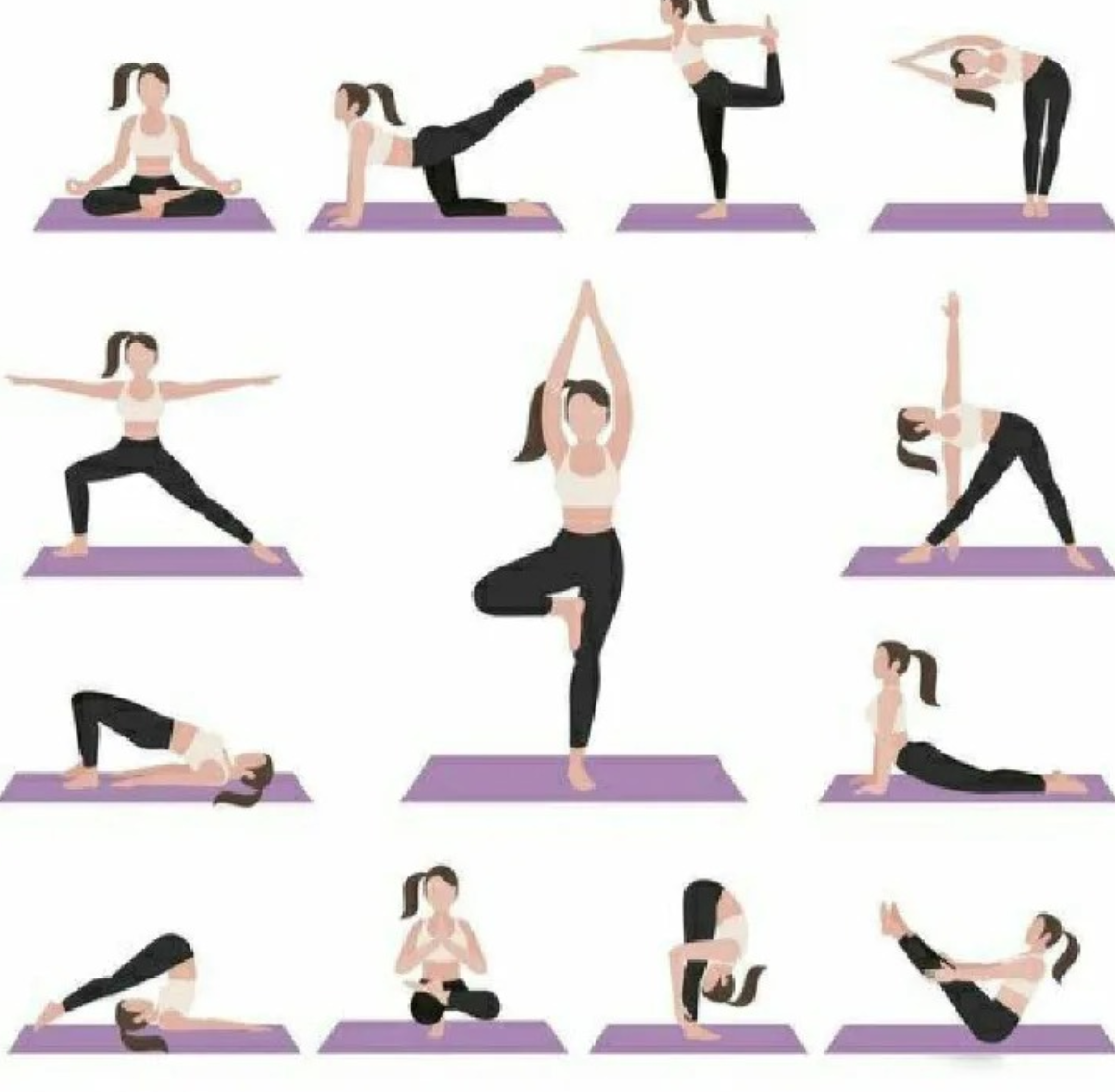 Workout Exercise Fitness Pilates Yoga Mat 6mm, 8mm Adnd 10mm- RANDOM COLOR