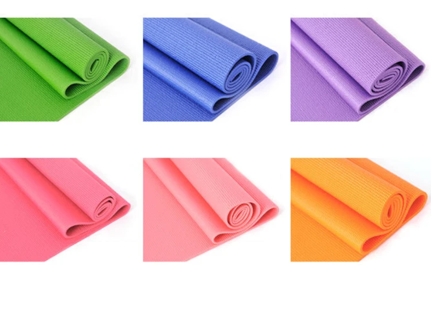 Workout Exercise Fitness Pilates Yoga Mat 6mm, 8mm Adnd 10mm- RANDOM COLOR