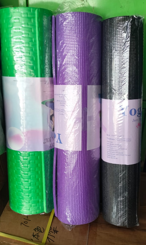 Workout Exercise Fitness Pilates Yoga Mat 6mm, 8mm Adnd 10mm- RANDOM COLOR