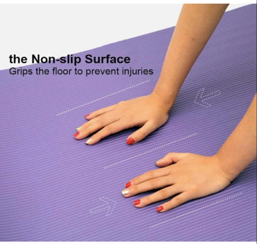 Workout Exercise Fitness Pilates Yoga Mat 6mm, 8mm Adnd 10mm- RANDOM COLOR