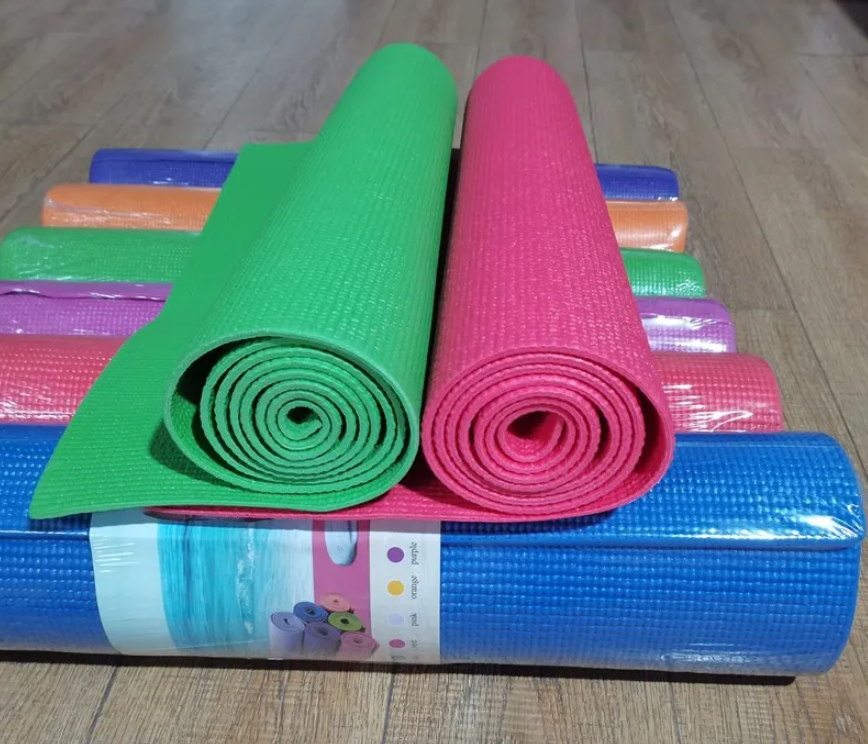 Workout Exercise Fitness Pilates Yoga Mat 6mm, 8mm Adnd 10mm- RANDOM COLOR