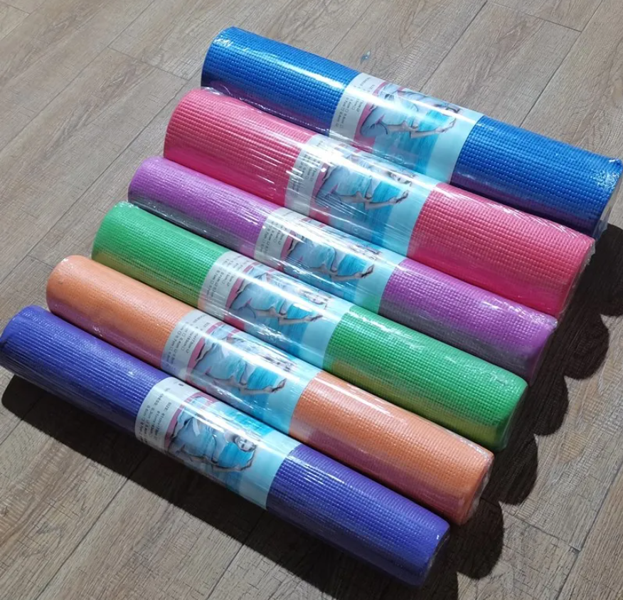 Workout Exercise Fitness Pilates Yoga Mat 6mm, 8mm Adnd 10mm- RANDOM COLOR