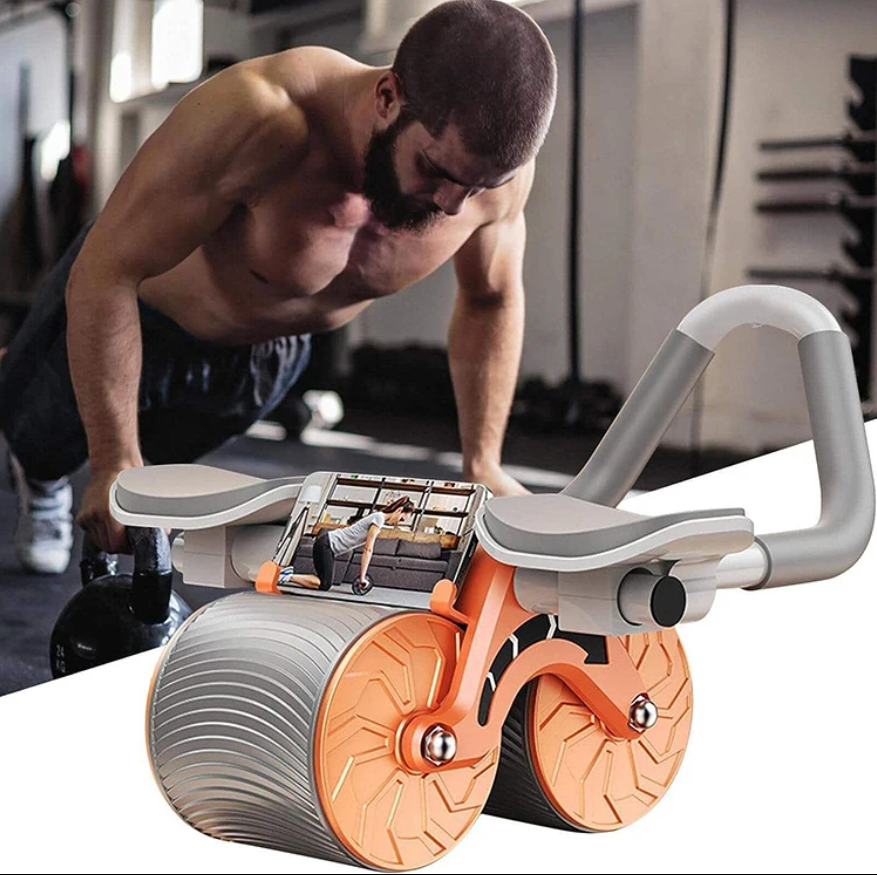 Anti-slip Abdominal Roller Ab Wheel Fitness Home Gym Workout Equipment Plastic Wheels Exercise Sliders Muscle Trainer Intelligent belly wheel