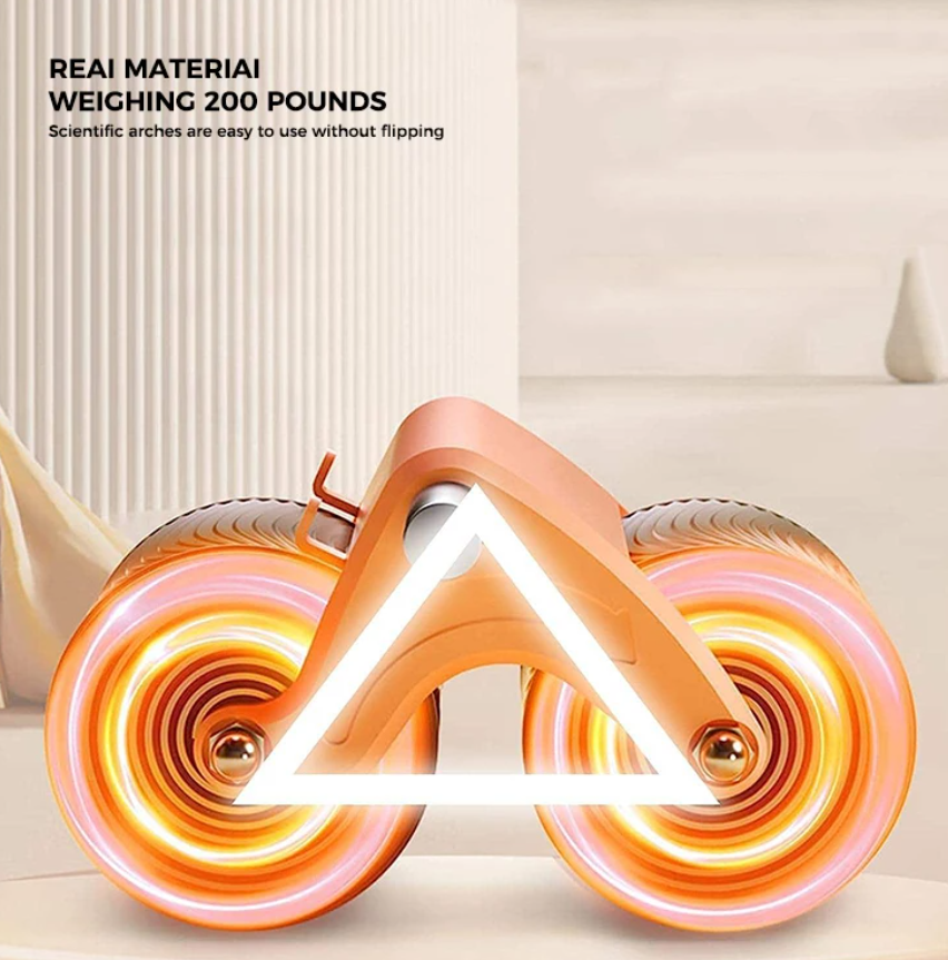 Anti-slip Abdominal Roller Ab Wheel Fitness Home Gym Workout Equipment Plastic Wheels Exercise Sliders Muscle Trainer Intelligent belly wheel