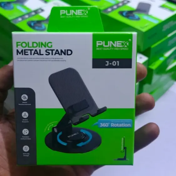 Punex  Adjustable  360 degrees Rotating Desktop Cell Phone Stand for Live Streaming Recording Desk Table Phone Holder Stand Mount