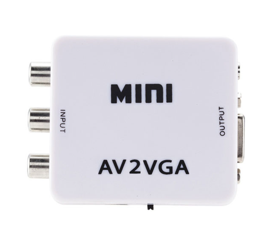 HDMI AV Scaler Adapter HD Video Converter Box HDMI to RCA AV/CVSB L/R Video 1080P Audio Converter. Mini AV to VGA Converter Jack Audio AV2VGA HD Video RCA PC Data to TV Adapter