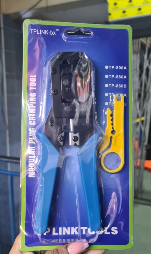 Professional RJ45/RJ11/RJ12 LAN Network Crimping Tool | For Ethernet Cable Termination | Home & Office Networking