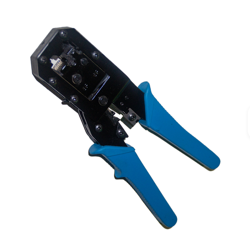Professional RJ45/RJ11/RJ12 LAN Network Crimping Tool | For Ethernet Cable Termination | Home & Office Networking