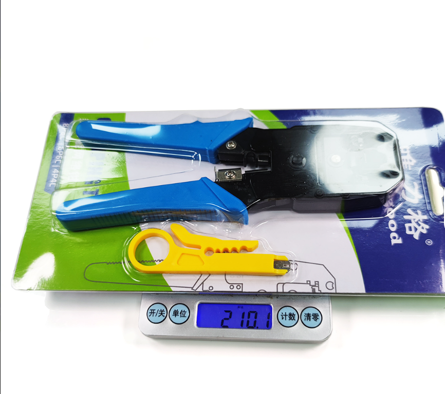 Professional RJ45/RJ11/RJ12 LAN Network Crimping Tool | For Ethernet Cable Termination | Home & Office Networking